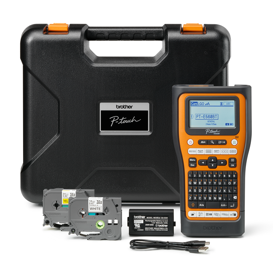Brother P-touch PTE560BTVP QR Ready Bundle 